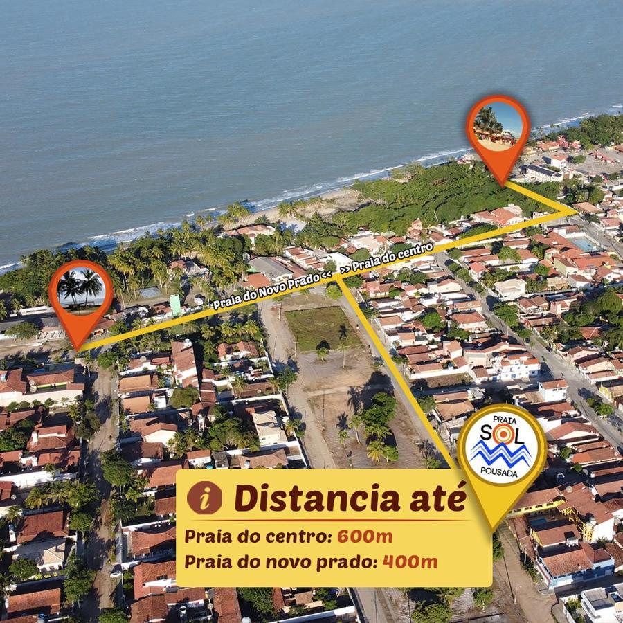 Praia Sol Pousada Prado Exterior foto